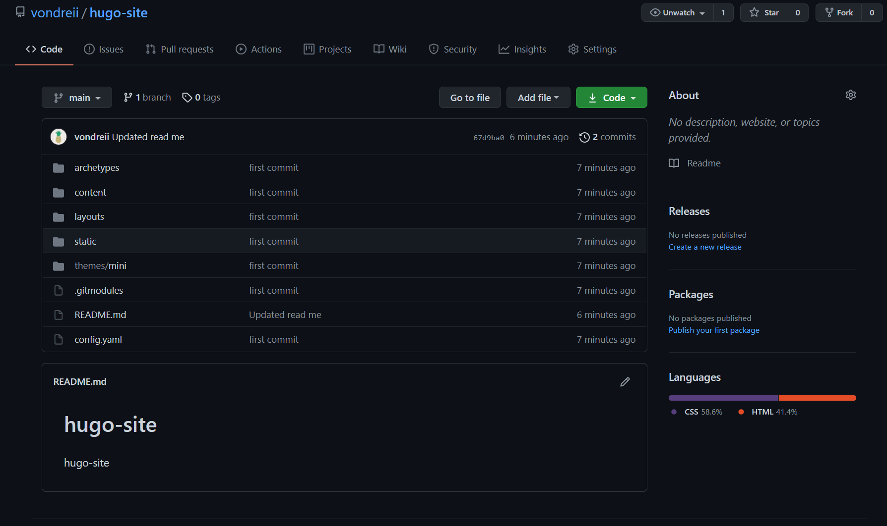 Code Stored on Github